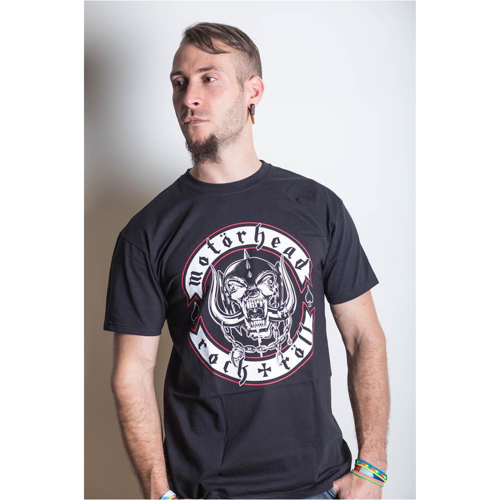 Motorhead - Biker Badge Herren TShirt - Schwarz